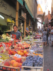 One of the markets in Bologna